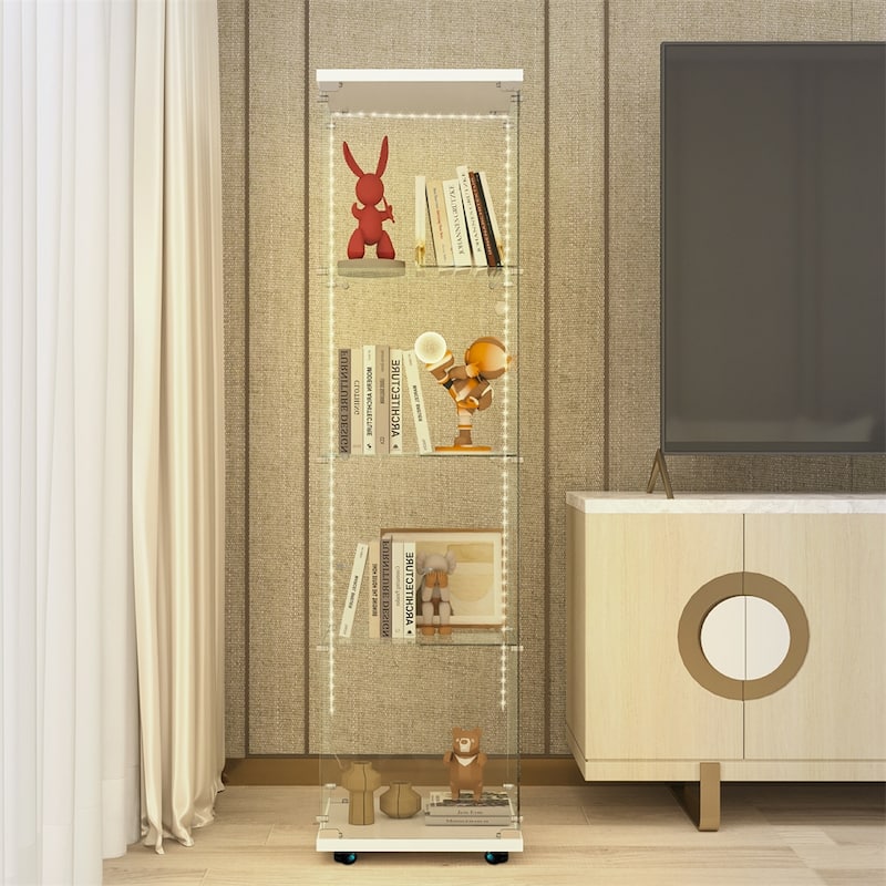 Tempered Glass Display Cabinet,Storage Cabinet,File Cabinet,with LED