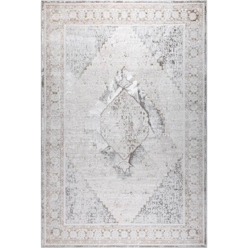 Viana Collection Modern Abstract Area Rug - 5'2x 7'5