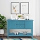 preview thumbnail 17 of 45, Costway Sideboard Buffet Table Wooden Console Table w/ Drawers &