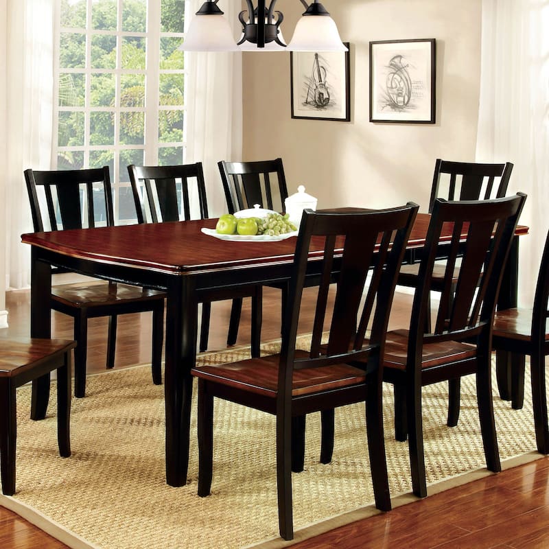 Furniture of America Betsy Jane Country 78-inch Expandable Dining Table