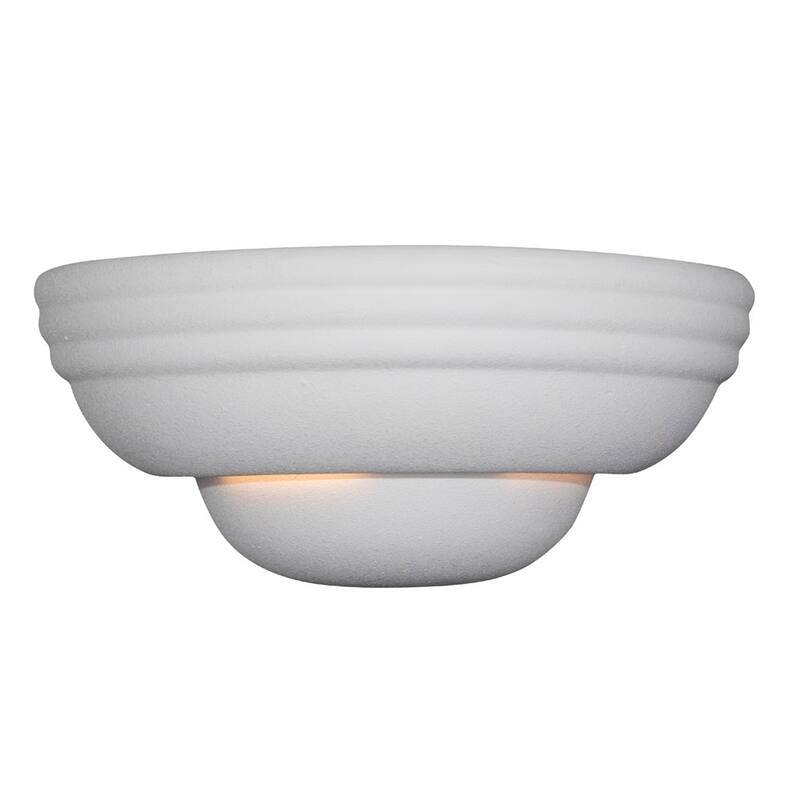 Designers Fountain 1 Light Wall Sconce with Paintable Ceramic