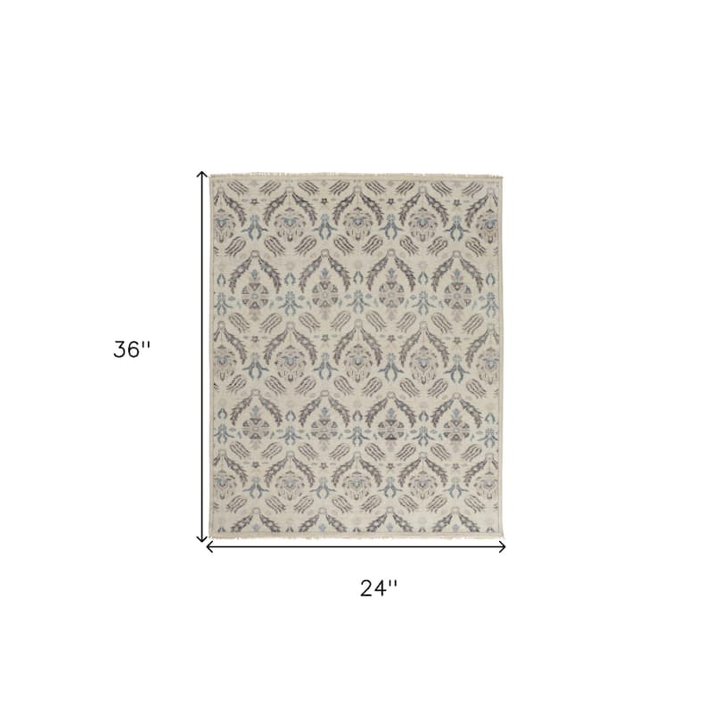 Zahif Floral Traditional Stain Resistant Soft Area Rug By HomeRoots