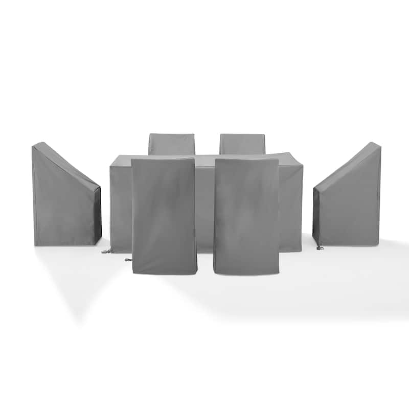 Crosley 7Pc Outdoor Dining Furniture Cover Set