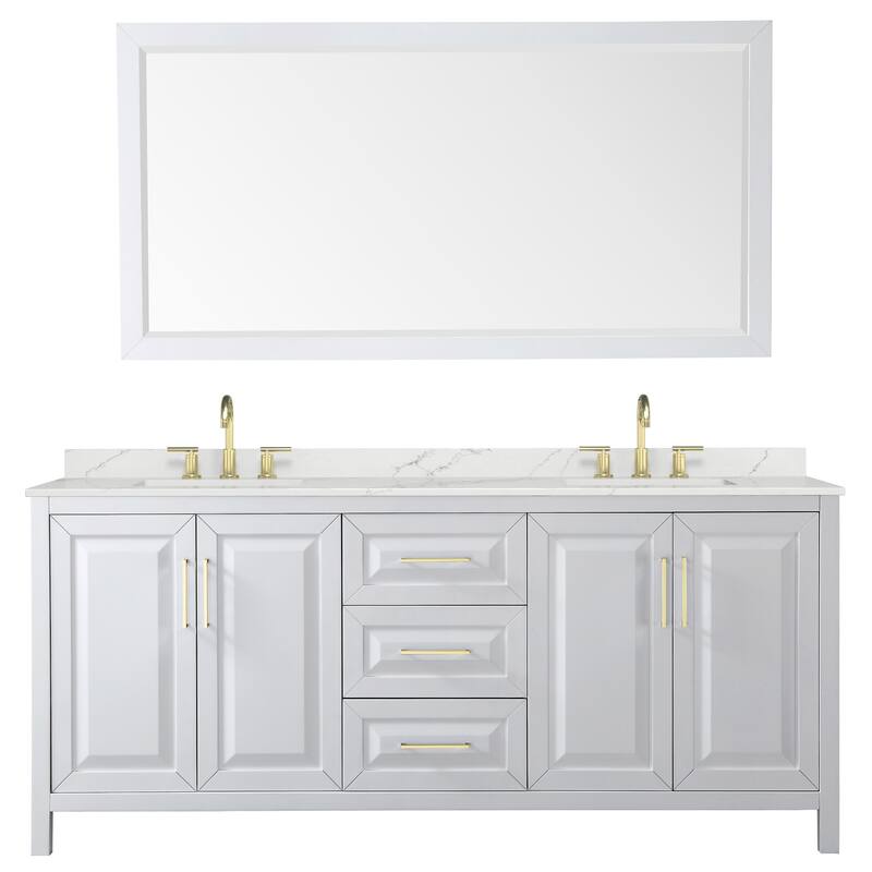 Wyndham Collection WCV252580D-QTZ-US3M70 Daria 80" Free Standing
