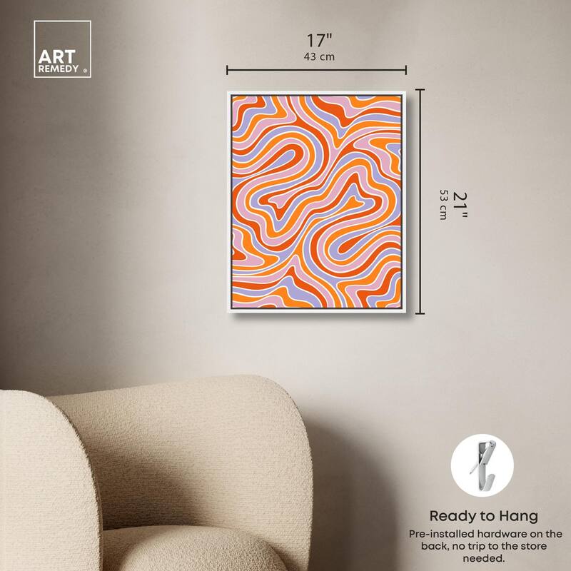 Bubble Gum Retro I Canvas by Art Remedy