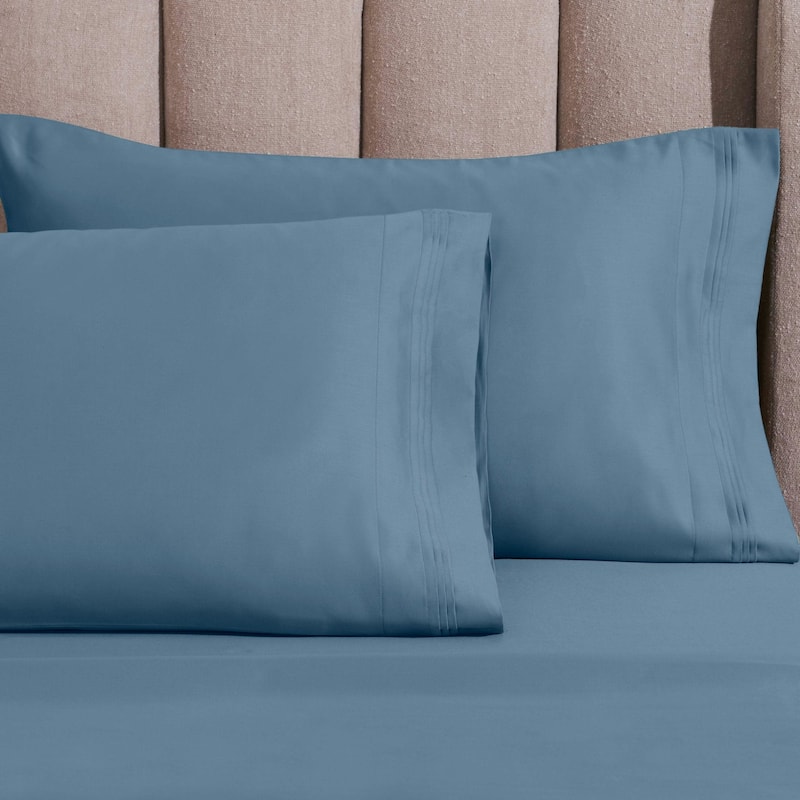 Blue Nile Mills 1500 Thread Count Egyptian Cotton Deep Pocket Solid Sheet Set