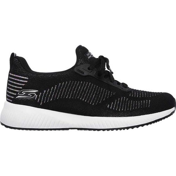 skechers bobs sport squad metallic trainers