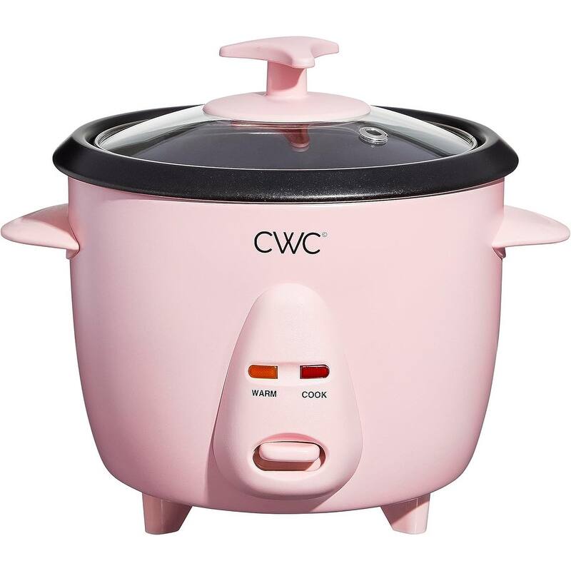 COOK WITH COLOR 6 Cup Rice Cooker 300W - Effortless Cooking - Pink