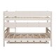 preview thumbnail 11 of 22, Wood Twin Over Full Bunk Bed with Storage Shelves & Twin Size Trundle