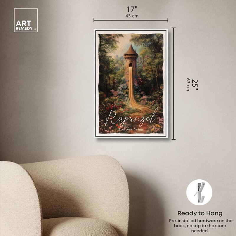 Rapunzel Classic Canvas by Art Remedy