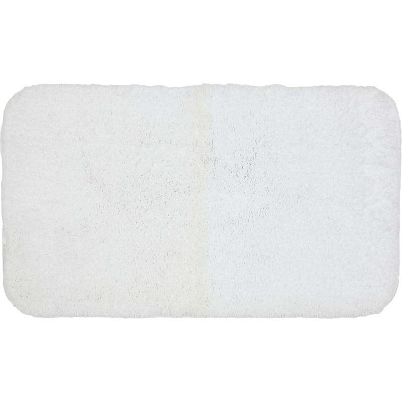 Mohawk Home Pure Perfection Solid Patterned Bath Rug - 1'8" x 2' Contour - Ivory