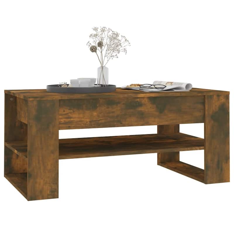 vidaXL Coffee Table multicolor 40.2"x21.7"x17.7" Engineered Wood