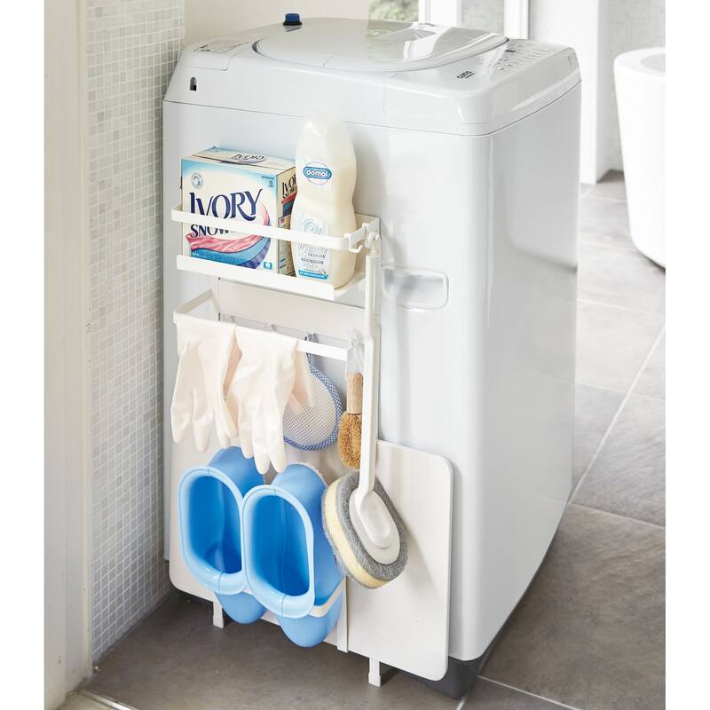 Yamazaki Home Magnetic Laundry Organizer, Steel, Large - L 4.33 x W 11.02 x H 26.38 inches