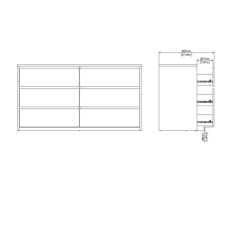 Porch & Den Next 6-Drawer Double Dresser