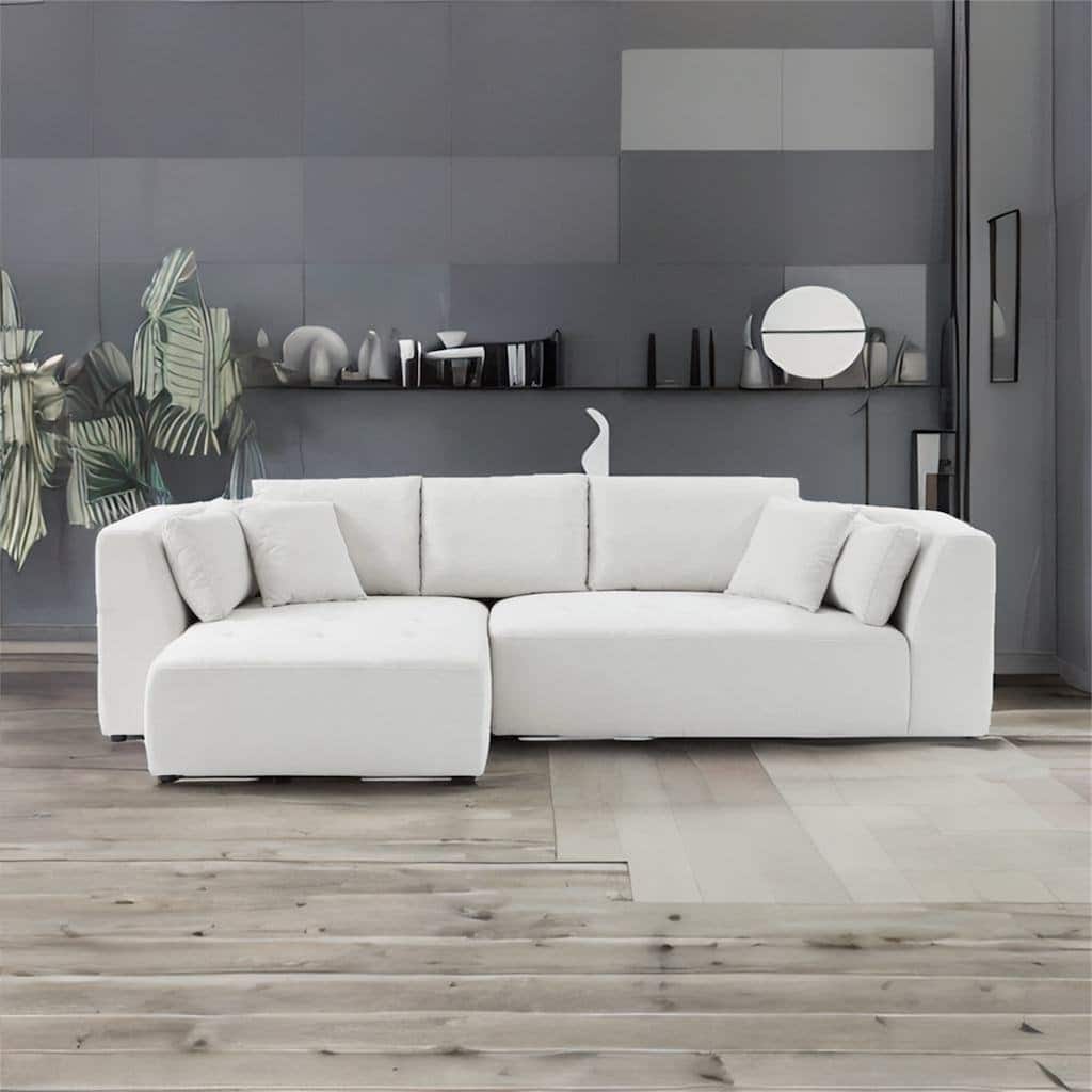 L-shape Sectional Sofa with Left-Facing Chaise
