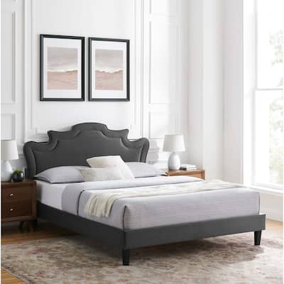 Neena Performance Velvet King Bed