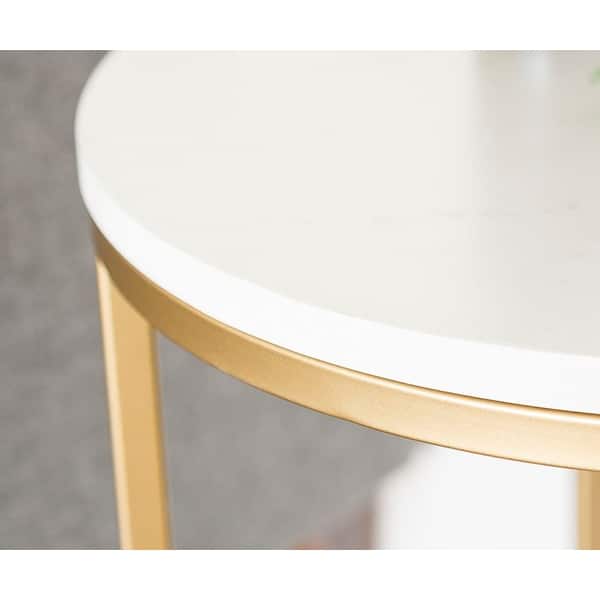 Slab Outdoor Round Coffee Table