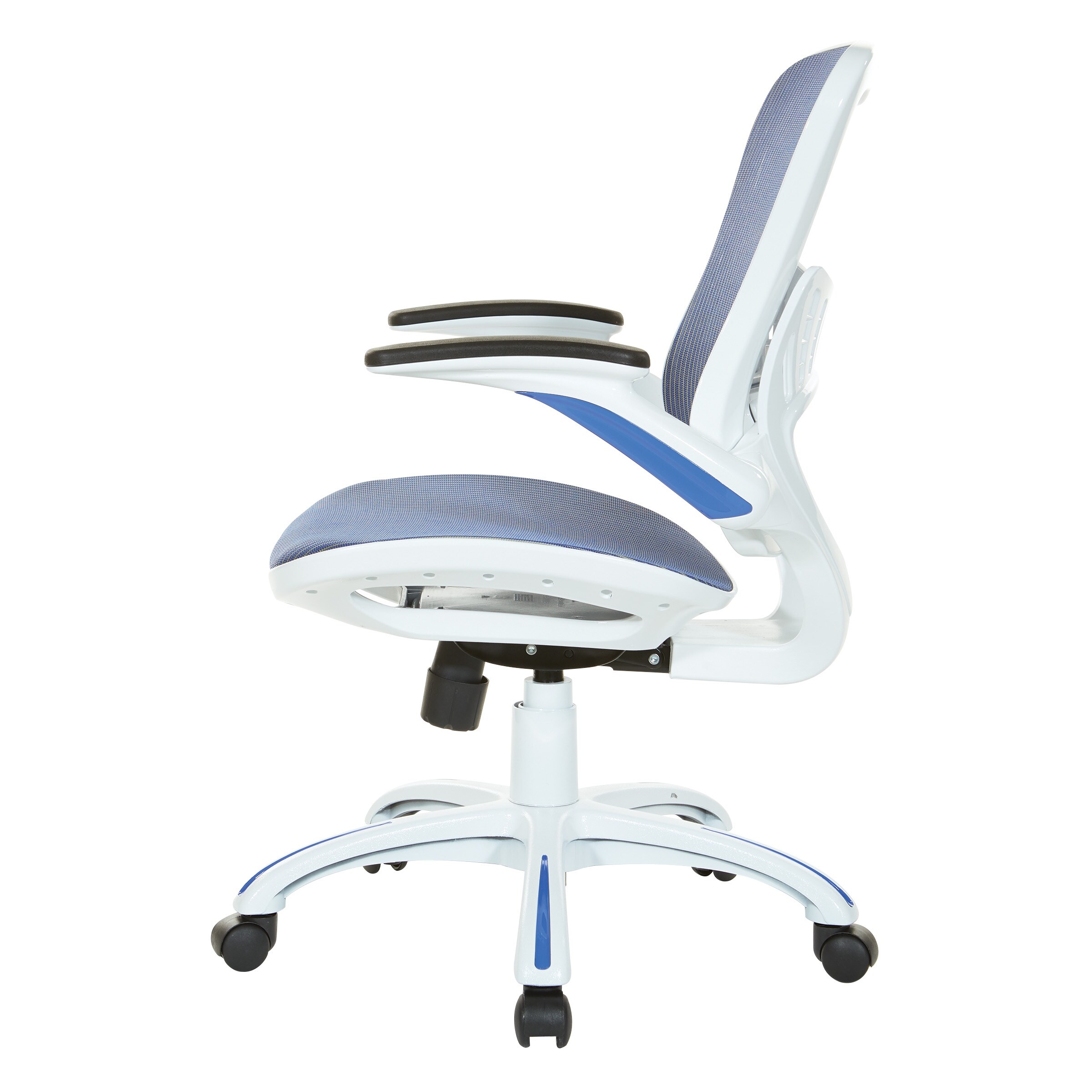 Riley Office Chair with White Mesh Seat and Back On Sale Bed