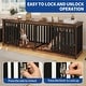 preview thumbnail 19 of 38, Moasis Extra Large Dog Crate Furniture with Sliding Doors