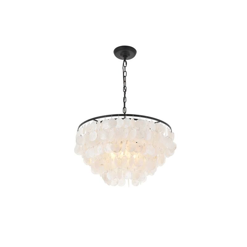 Selene 4-light Brass Ceiling Pendant Chandelier