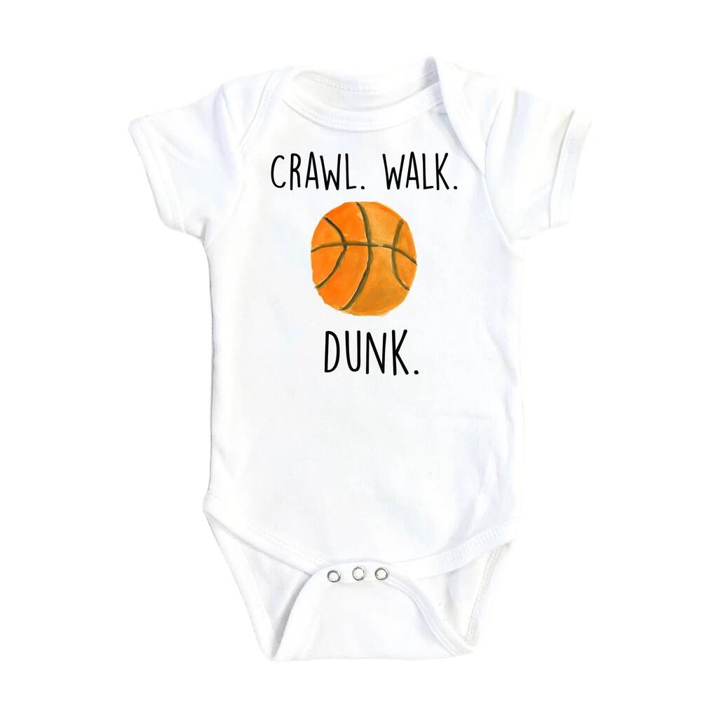 Basketball Dunk - Baby Boy Girl Clothes Infant Bodysuit Funny Cute Newborn