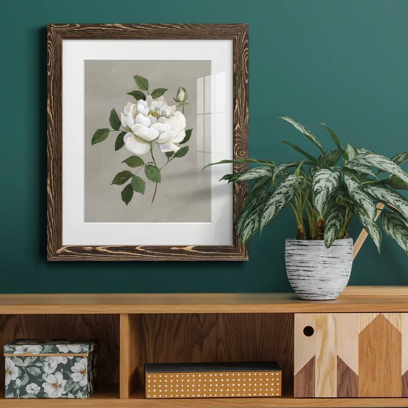Botanical Rose-Premium Framed Print - Ready to Hang
