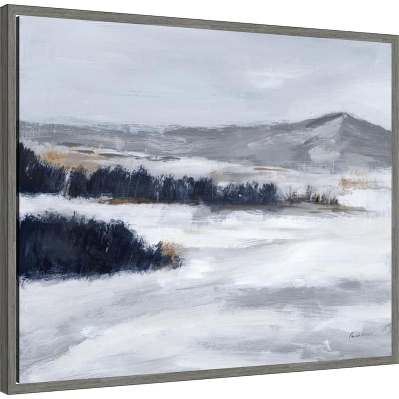 Cold Beauty by Pamela Munger (28 x 23 in.), Framed Canvas Wall Art Print - Sylvie Greywash