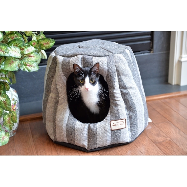 Armarkat Pearl and Putty Heavy-duty Canvas Cat House/Bed. Opens flyout.
