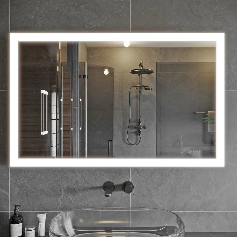 Gabriella Modern LED Bathroom Vanity Mirror - 30"x48"