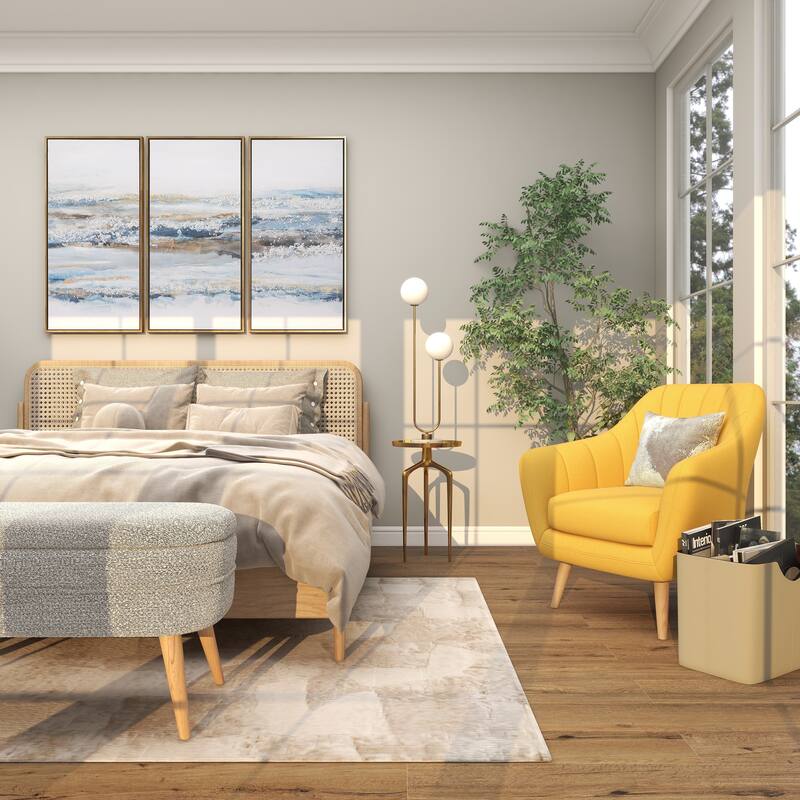 Sleek Aluminum Metal Tray Inspired Accent Table with 3 Tripod Legs - Black, Gold, Silver