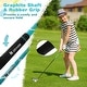preview thumbnail 12 of 18, Junior Complete Golf Club Set with Stand Bag Rain Hood - 8.5" x 5.5"