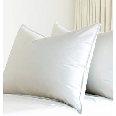 Tencel Natural Cotton Shell 600 Fill Power White Goose Down Cooling Cloud-like Pillow Manufactured in Canada
