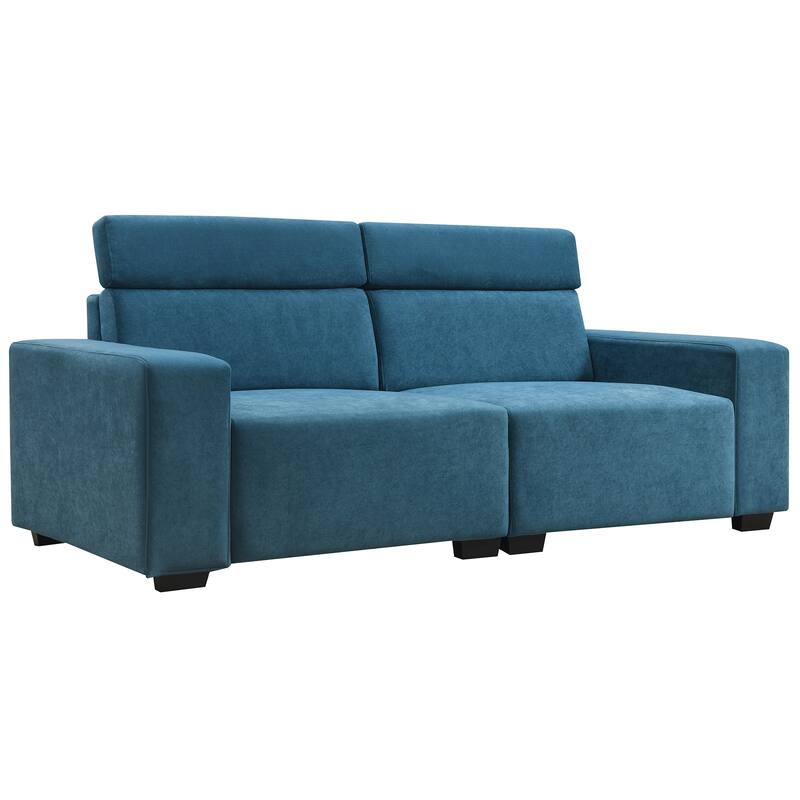 Kata Spacious and Comfortable Velvet Loveseat for Living Room