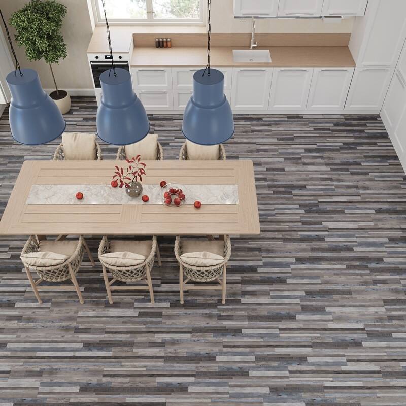Lucida Peel and Stick Vinyl Floor Tiles Wood Look Planks