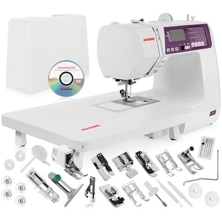 Janome 4120 Computerized Sewing Machine w/ Hard Case + Extension Table +  Bonus Quilting Kit - Bed Bath & Beyond - 18073929