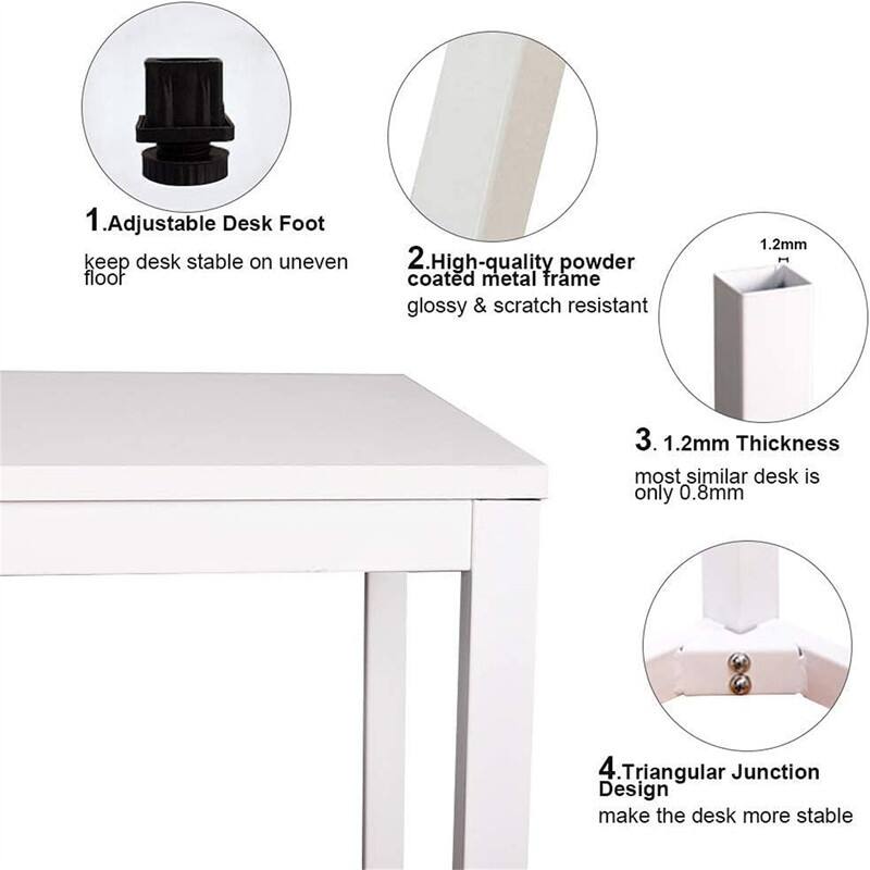 55 Inch Large Computer Desk