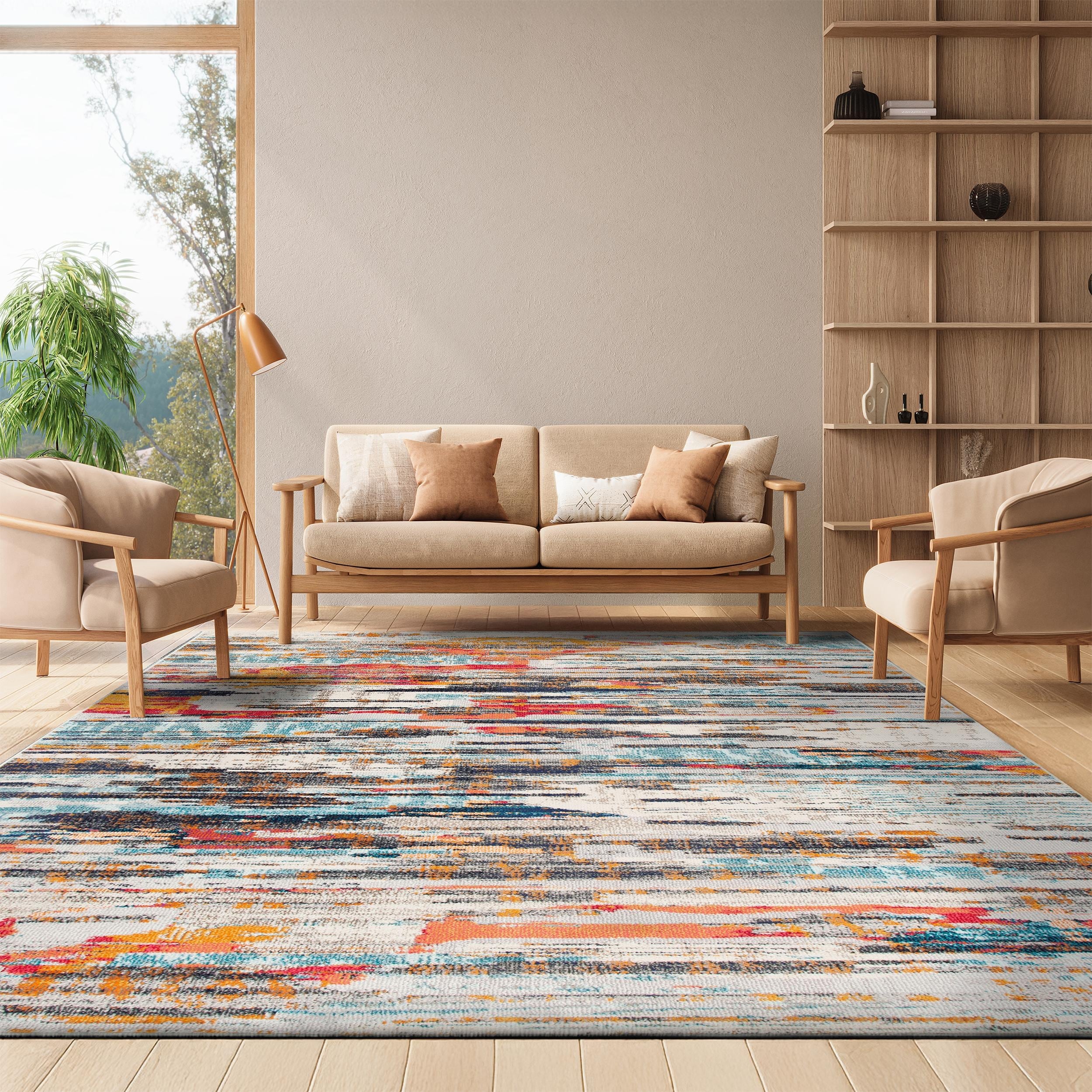 SAFAVIEH Madison Raquel Modern Abstract Rug