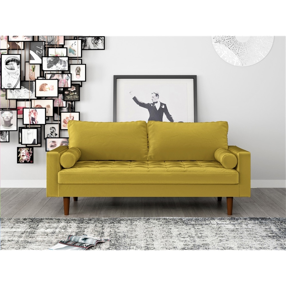 Yellow Faux Leather Sofas Bed Bath Beyond