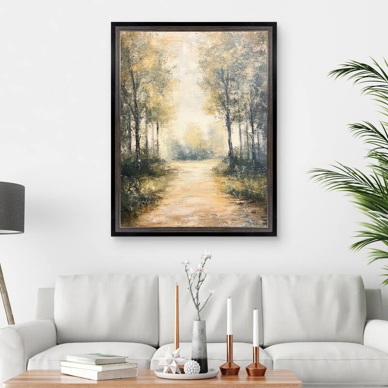 Masterpiece Art Gallery| Heavenly Woods by Petals Prints Design - Framed Canvas Print