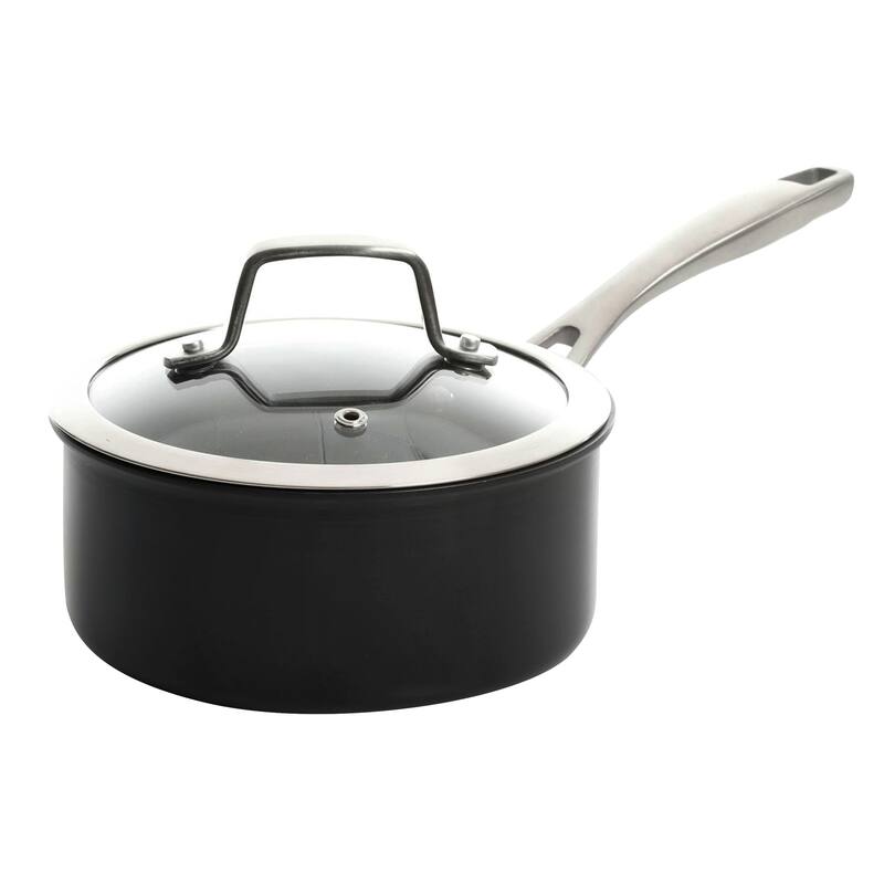 Nonstick Aluminum Cookware 10 Piece Set in Midnight