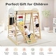 preview thumbnail 20 of 20, Costway Indoor Playground Climbing Gym Kids Wooden 8 in 1 Climber - See Details