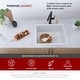 preview thumbnail 16 of 52, STYLISH 22 inch Composite Granite Dual Mount Kitchen Sink - 22" x 17.5" x 8.25"