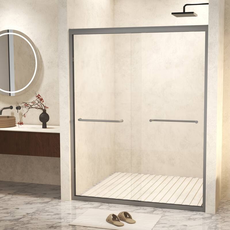 Aluminum Frame Double Sliding Shower Door - 60*72