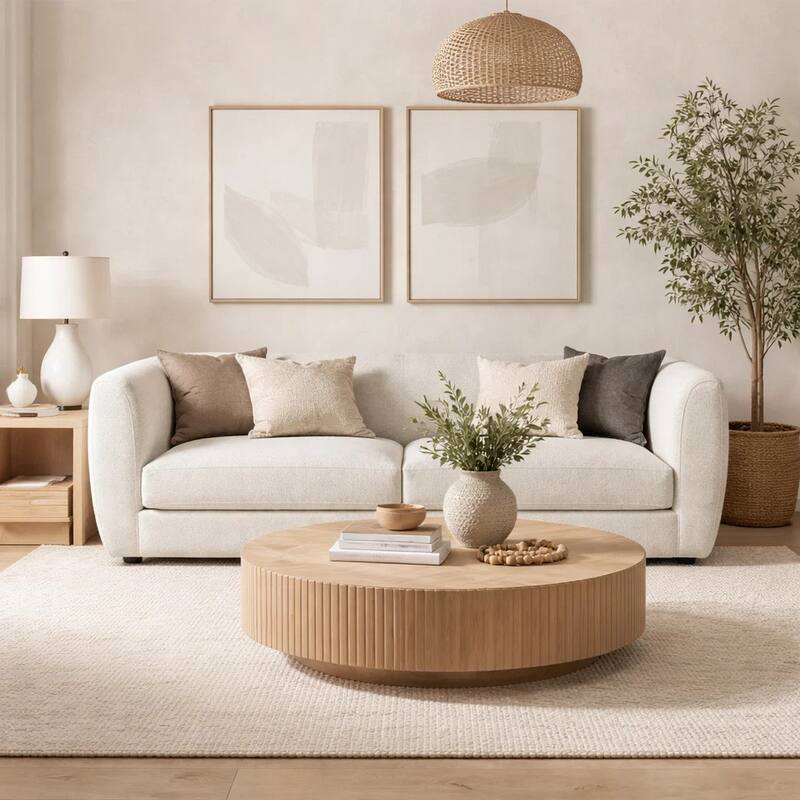 Dly Sofa, Off White Boucle Seat, Welt Trim, 87 Inch Tuxedo Style