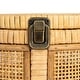 preview thumbnail 5 of 8, Rattan and Bamboo Nestable Storage with Glass Lids, Set of 2