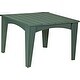 preview thumbnail 17 of 29, Poly Lumber Island Dining Table 44" Square - Green