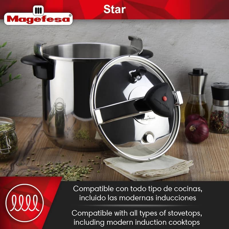 Magefesa Star Stainless Steel Pressure Cooker