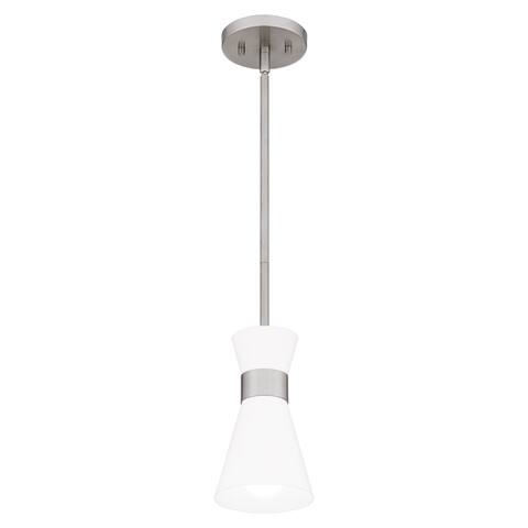 Fremont 1-Light Brushed Nickel Modern Mini Pendant