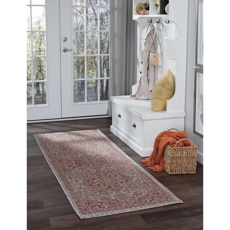 Colonnade Traditional Medallion Indoor/Outdoor Area Rug