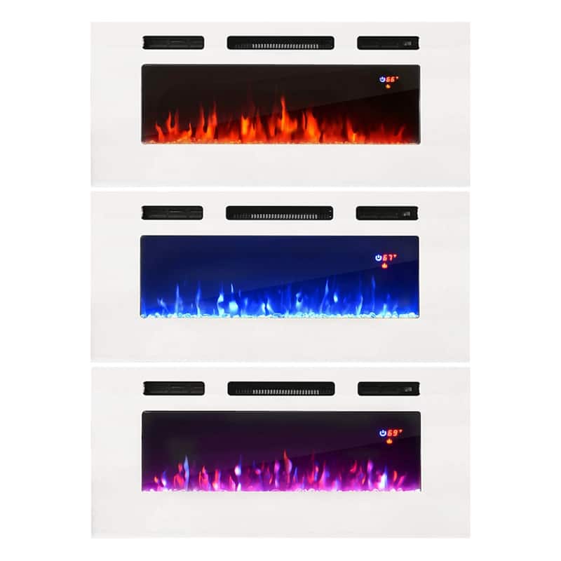 Komi WH03 63-inch Modern Electric Fireplace Sideboard